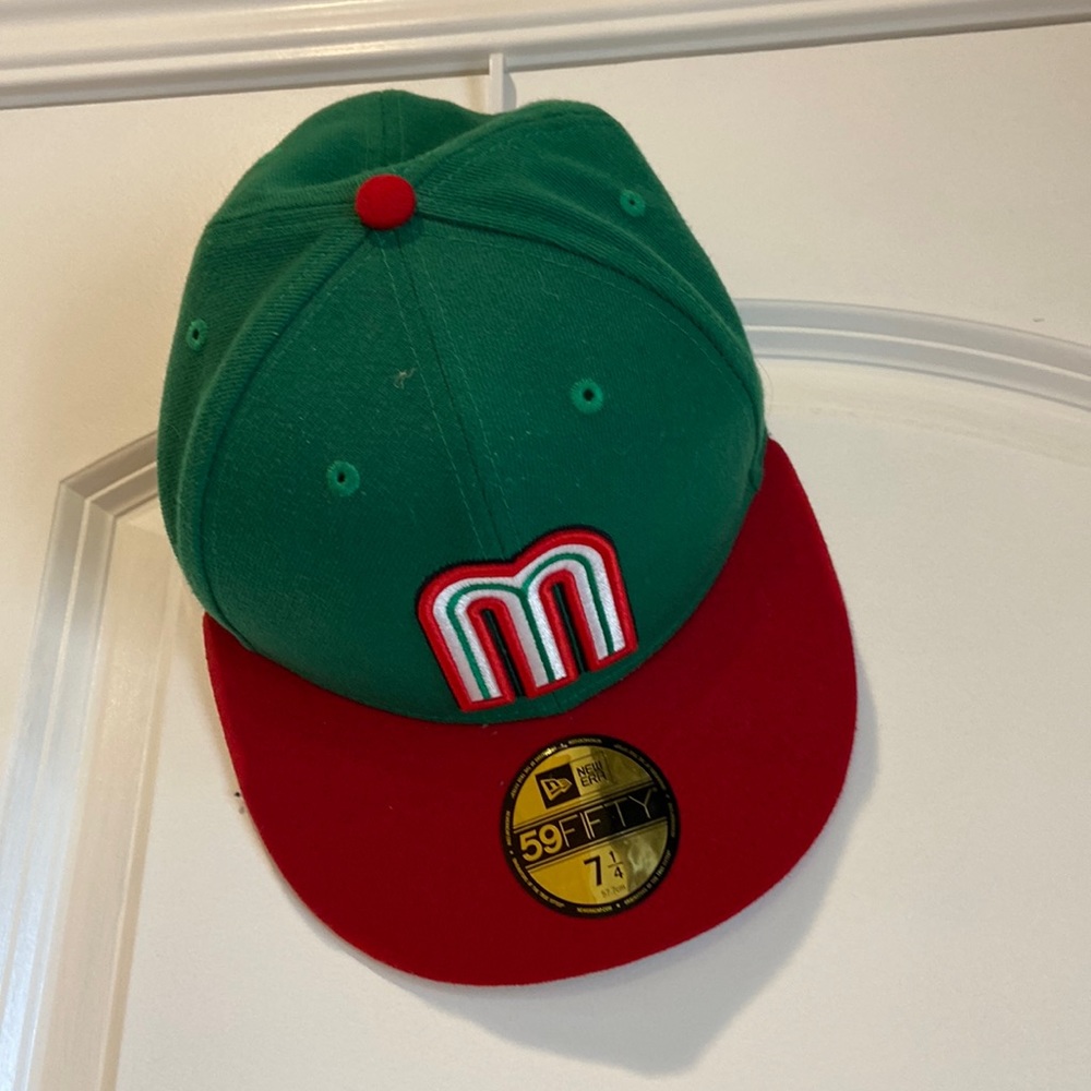 Mexican baseball hat.